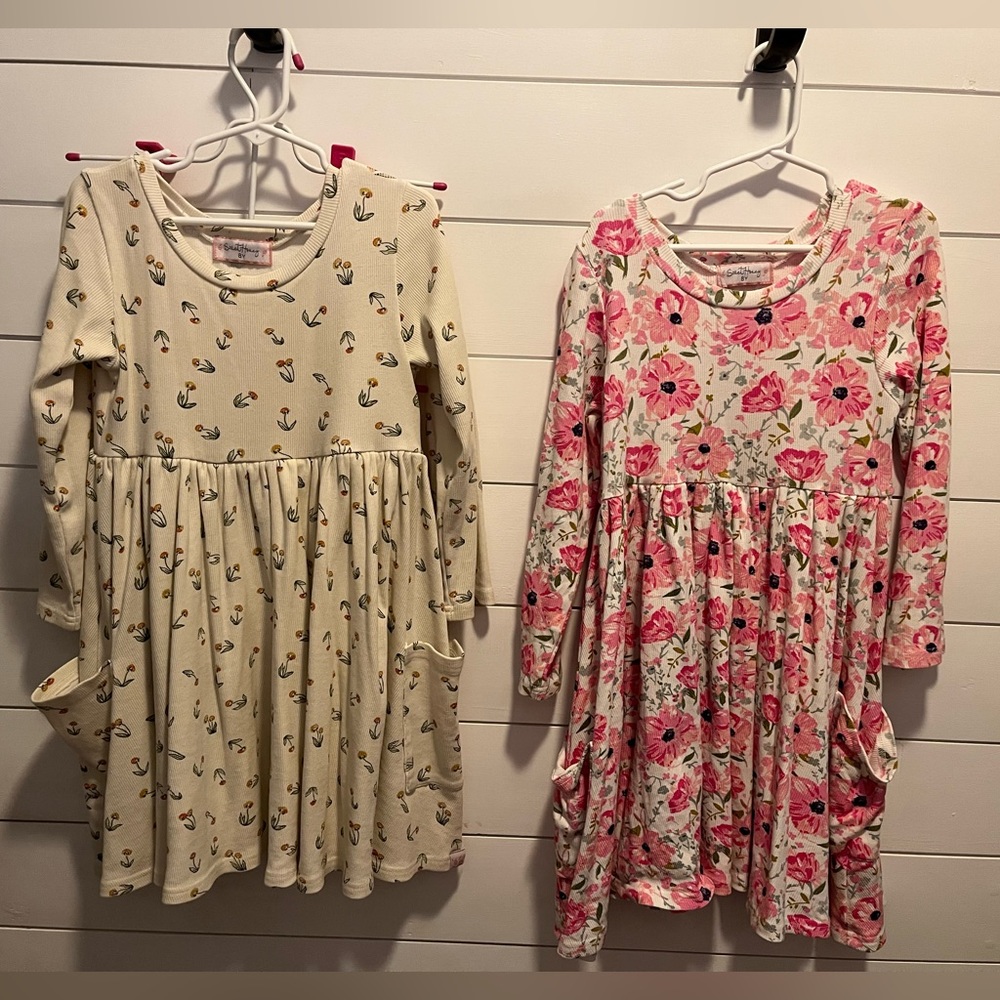 Lot of (2) ribbed dresses- SweetHoney